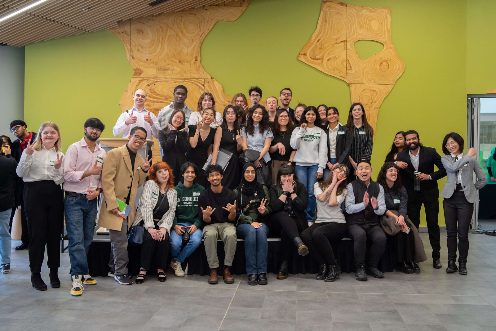 Student working on project